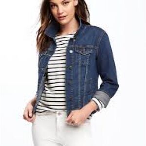 Old Navy Dark Blue Jean Jacket